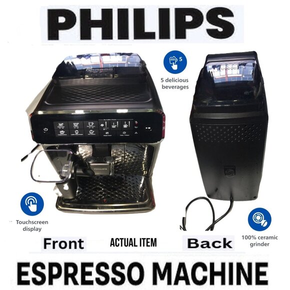 🛑PHILIPS Fully Auto ➕🆒 ESPRESSO MACHINE Milk Automatic COFFEE 💸BUY NOW‼️🟢 - Picture 1 of 16